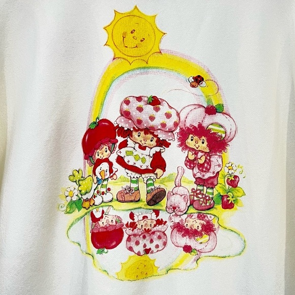 Strawberry Shortcake Tops - Strawberry Shortcake Quarter Zip Graphic Sweatshirt NWT